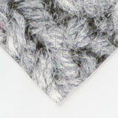 Strickmuster Fleecedecke (Ecke)