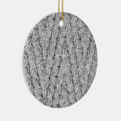 Strickmuster Keramik Ornament (Rechts)