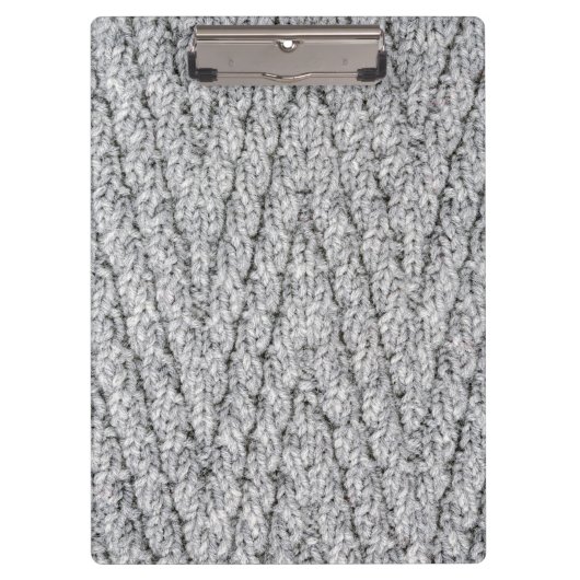 Strickmuster Klemmbrett (Vorderseite)