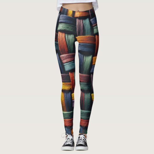 Strickmuster-Leggings Leggings (Vorderseite)