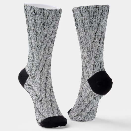 Strickmuster Socken (Gewinkelt)