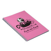 Stricknadelgarn der kundenspezifische Farblustiges Notizblock (Rechte Seite)