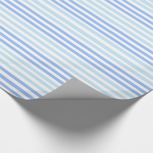 Strickpapier für Blues Geschenkpapier (Ecke)