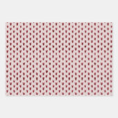 Strickpapier für die bemalten Herzen Geschenkpapier Set (Vorderseite)