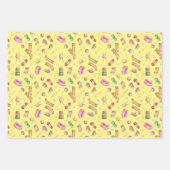 Strickpapier Geschenkpapier Set (Vorderseite 2)