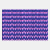 Strickpapier Geschenkpapier Set (Vorderseite)