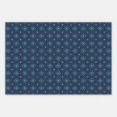 Strickpapier-Set mit 3 Geschenkpapier Set (Vorderseite 3)