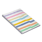 Strickpasten texturiert notizblock (Rechte Seite)
