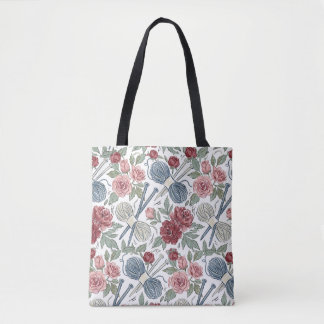 Strickprojekt-Tasche & Einkaufstasche Tasche