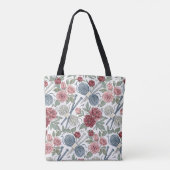 Strickprojekt-Tasche & Einkaufstasche Tasche (Rückseite)