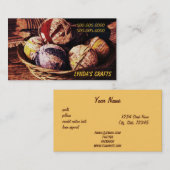 Stricks, Handwerk und Visitenkarte (Vorne/Hinten)