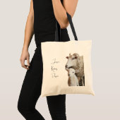 Strickschaf Lamm individuelles Projekt Tasche (Vorderseite (Produkt))