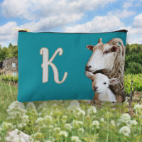 Strickschaf Lamm Monogramm