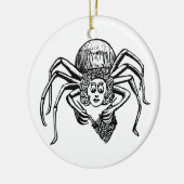 Strickspinne Keramik Ornament (Links)