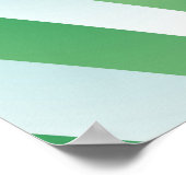 Strickspirale in grün und blass poster (Ecke)