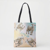 Stricktasche für Little Lambs oder Projekt-Tasche Tasche (Vorderseite)