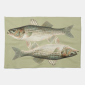 Strickte Bass Twins Handtuch (Horizontal)