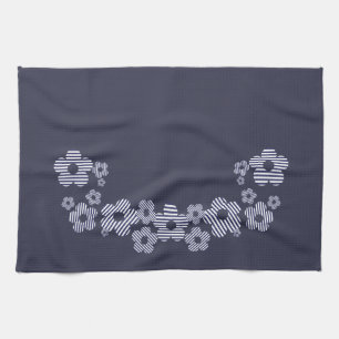 Strickte Blume Handtuch
