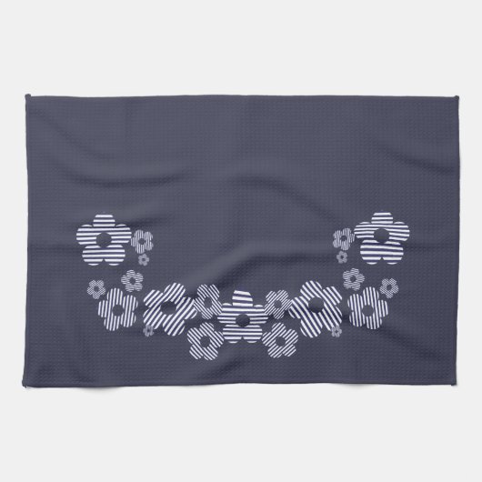Strickte Blume Handtuch (Horizontal)
