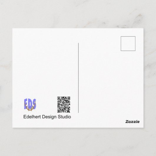 Strickte Crocusses werden bald gut auf Postkarte (Rückseite)