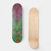Strickte Gefärbte Krawatte Skateboard (Vorderseite)