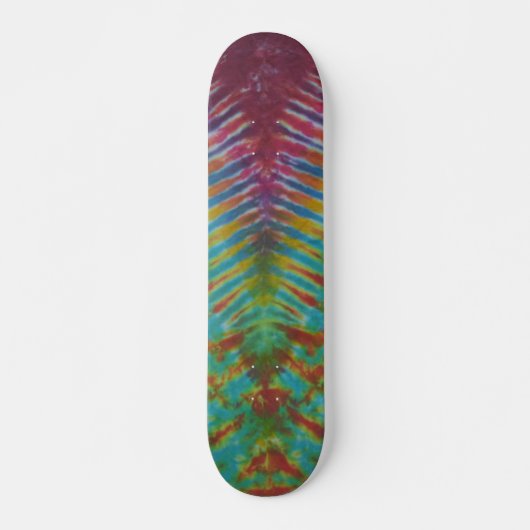 Strickte Gefärbte Krawatte Skateboard (Vorne)