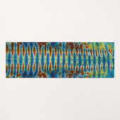 Strickte Gefärbte Krawatte Yogamatte (Vorderseite (Horizontal))