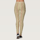 Strickte Imitate Vintage Regengewebe Leggings (Rückseite)