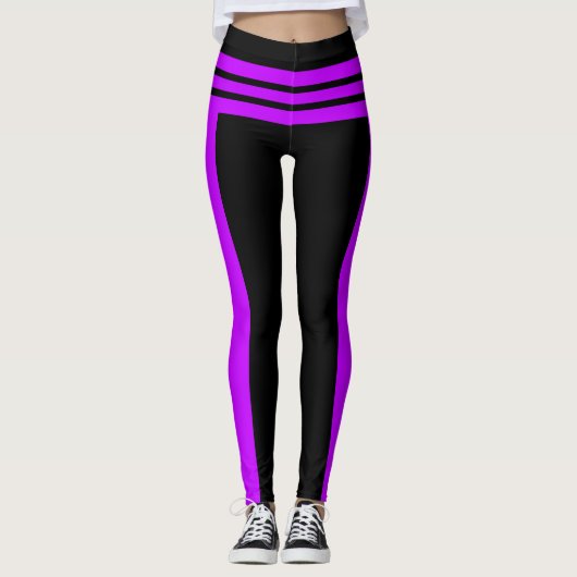 Strickte Leggings (Vorderseite)
