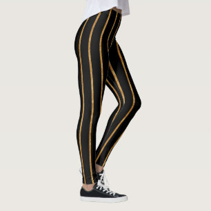 Strickte Leggings für Women Black