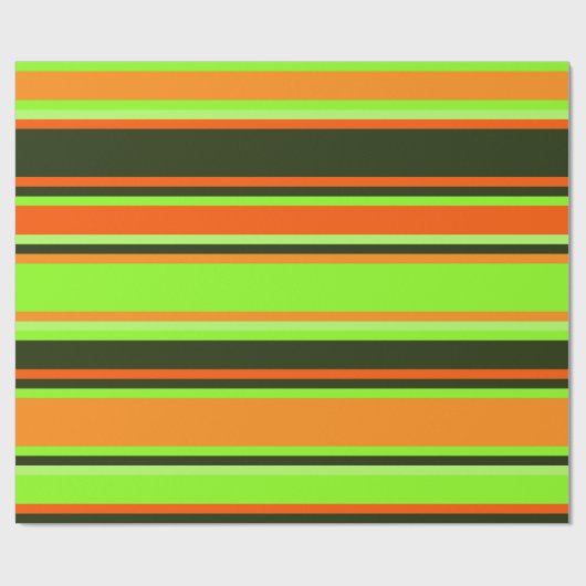 Strickte Limone, orangefarbene und Mandarine-Gesch Geschenkpapier (Flach)