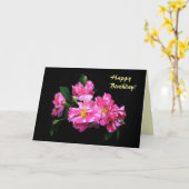 Strickte Rose Geburtstag Karte (Gelbe Blume)