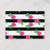 Strickte Rose Visitenkarte (Vorderseite)