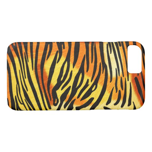 Strickte Tiger Fur Print Pattern Case-Mate iPhone Hülle (Rückseite (Horizontal))