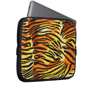 Strickte Tiger Fur Print Pattern Laptopschutzhülle