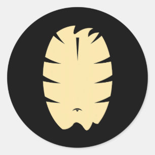 Strickte Tiger Halloween Kostüm Party Diy Animal C Runder Aufkleber