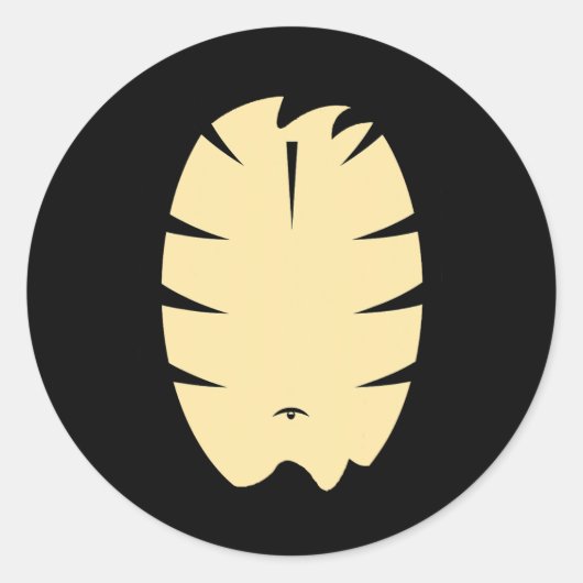 Strickte Tiger Halloween Kostüm Party Diy Animal C Runder Aufkleber (Vorderseite)