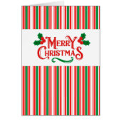 Strickte Weihnachtskarte (Vorne)