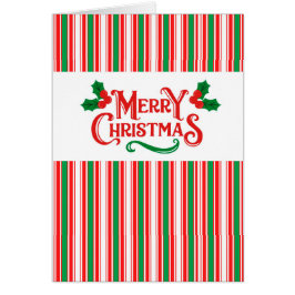 Strickte Weihnachtskarte