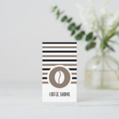 Strickter Chic Coffee Bean Loyalty Punch Treuekarte (Stehend Vorderseite)