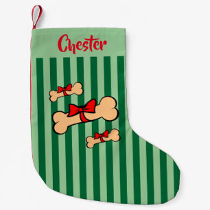 Strickter Hundeknochen Hund Weihnachtszeit Strumpf Kleiner Weihnachtsstrumpf