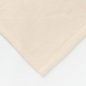 Strickter Name des Babys in Monogramm Fleecedecke (Ecke)