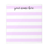 Strickter Personalisierter Editor Notizblock (Vorderseite)