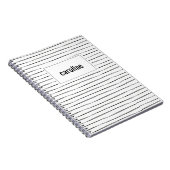 Stricktes Personalisiertes Notebook Notizblock (Rechte Seite)