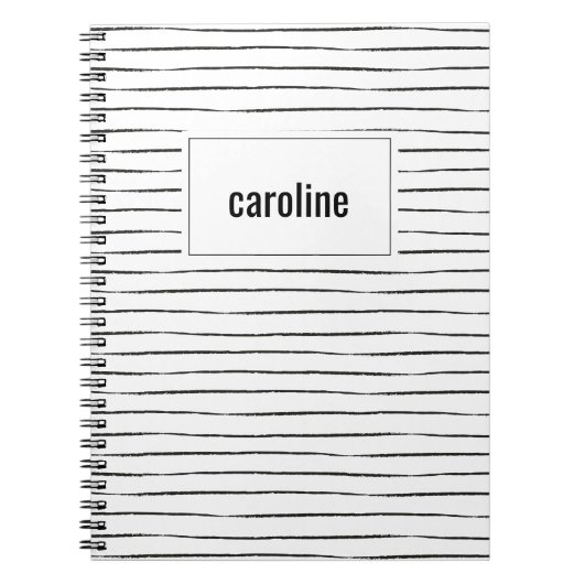 Stricktes Personalisiertes Notebook Notizblock (Vorderseite)