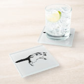 Strickübersicht für Ihren Tisch Glasuntersetzer (Schrägansicht)