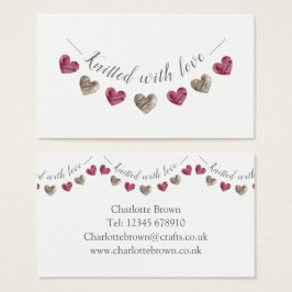 Strickwaren aus Liebe oder Visitenkarte