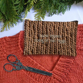 Strickwerkzeuge für Slow Fashion - Maßanfertigung Zubehörtasche