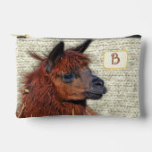 Strickzubehör Alpaka Monogramm Zubehörtasche (Vorderseite)