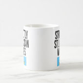 Strictly St Lucian Vibes Saint Lucia Flag Kaffeetasse (Mittel)